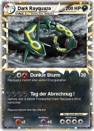 Pokemon Dark Rayquaza
