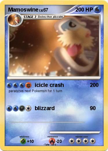 Pokemon Mamoswine