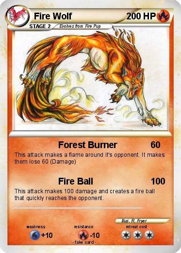 Pokemon Fire Wolf