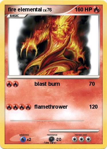 Pokemon fire elemental