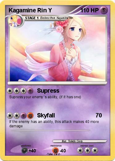 Pokemon Kagamine Rin Y