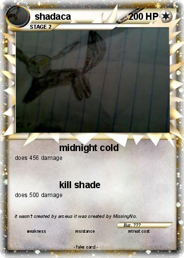 Pokemon shadaca