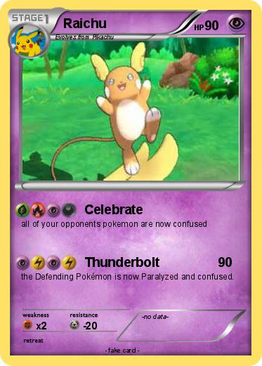 Pokemon Raichu
