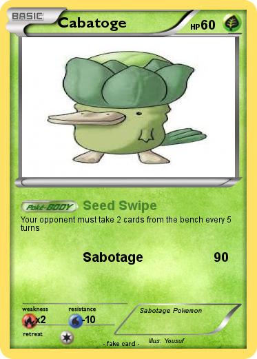 Pokemon Cabatoge