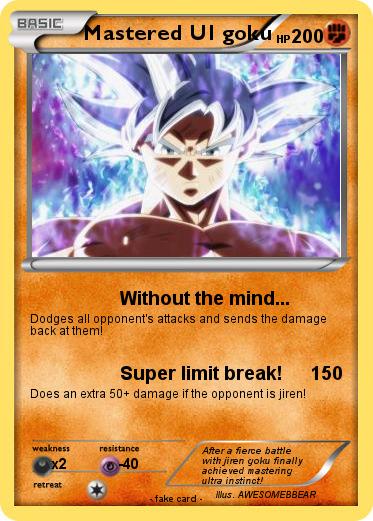 Pokemon Mastered UI goku