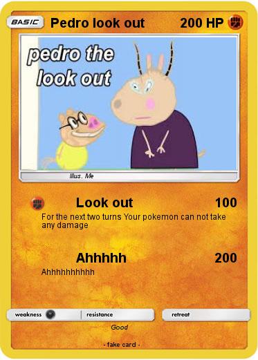 Pokemon Pedro look out