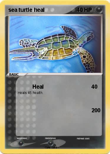 Pokemon sea turtle heal