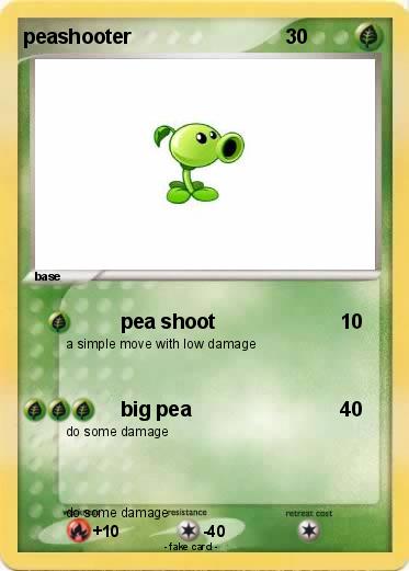 Pokemon peashooter