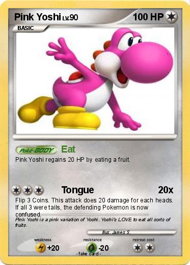 Pokemon Pink Yoshi