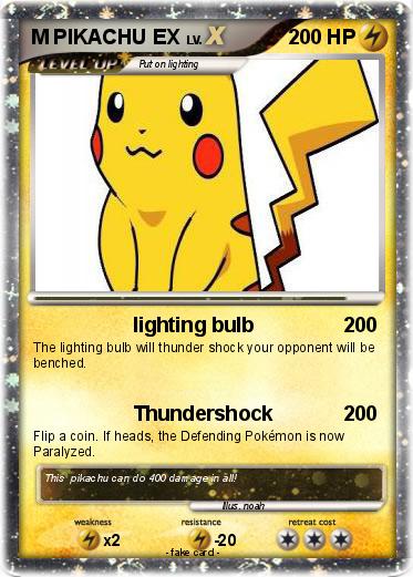 Pokemon M PIKACHU EX