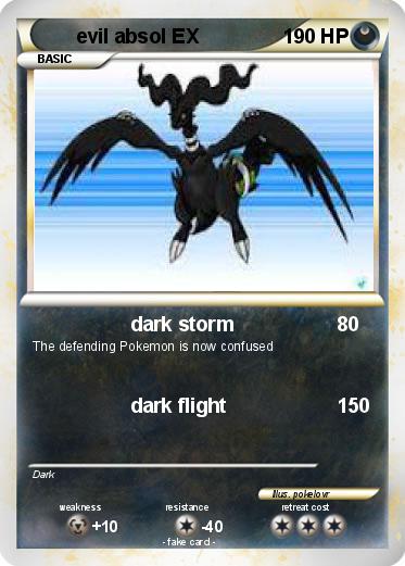 Pokemon evil absol EX