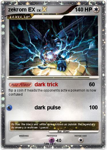 Pokemon zekrom EX
