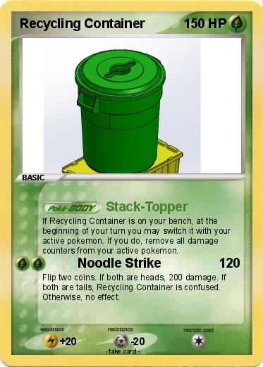 Pokemon Recycling Container