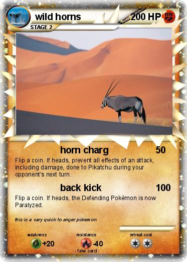 Pokemon wild horns