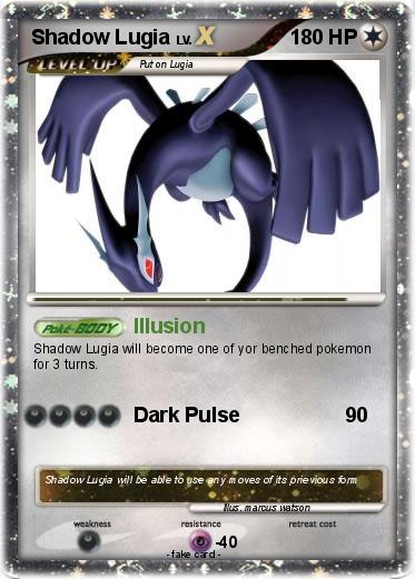 Pokemon Shadow Lugia