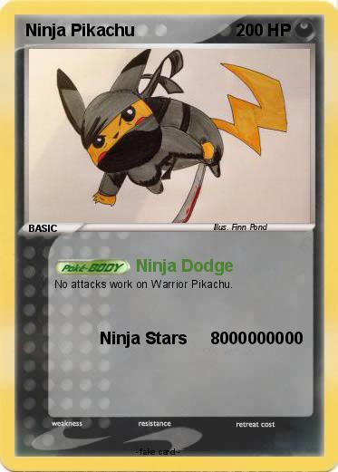 Pokemon Ninja Pikachu