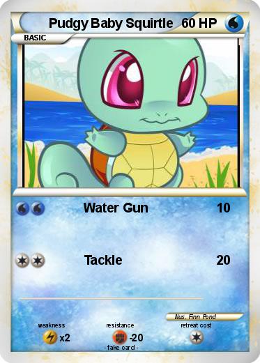Pokemon Pudgy Baby Squirtle