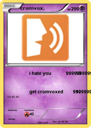 Pokemon cromvox.
