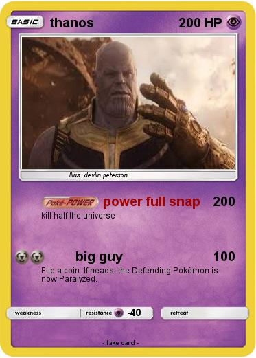 Pokemon thanos
