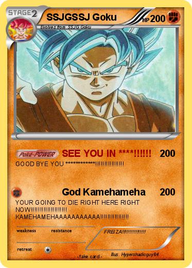 Pokemon SSJGSSJ Goku