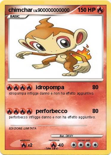 Pokemon chimchar
