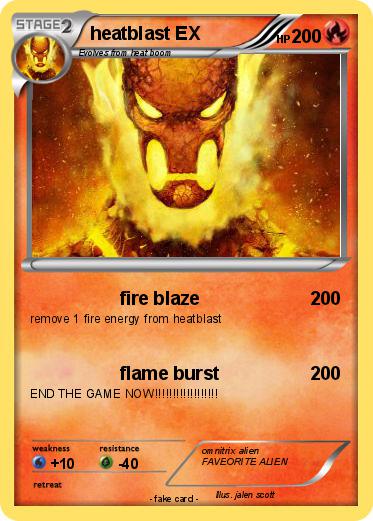 Pokemon heatblast EX