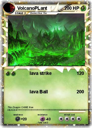 Pokemon VolcanoPLant