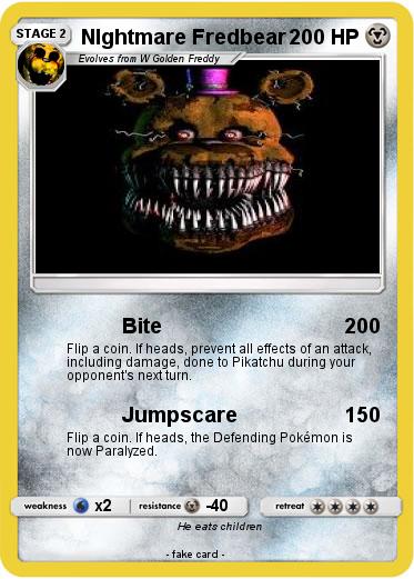Nightmare Fredbear | Greeting Card