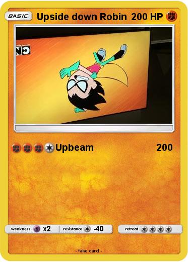 Pokemon Upside down Robin