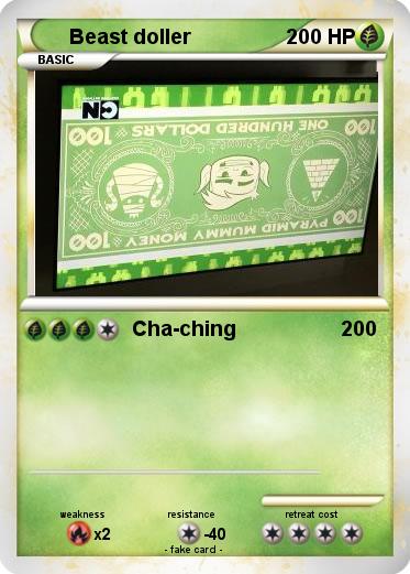 Pokemon Beast doller