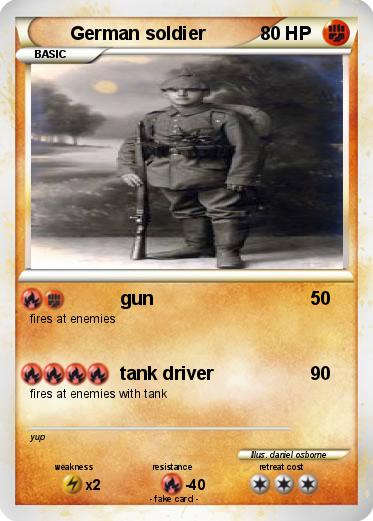 Pokemon German soldier