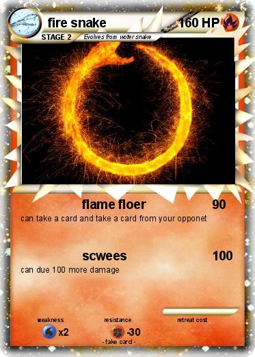 Pokemon fire snake