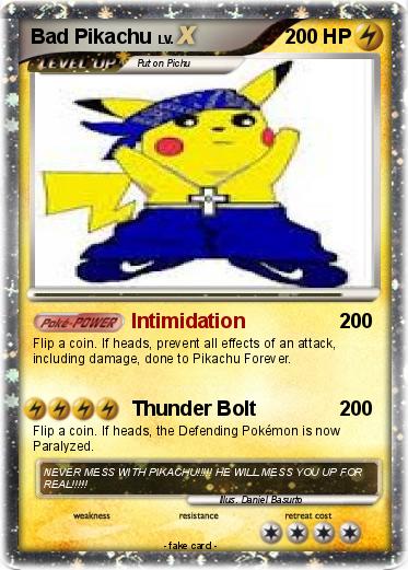 Pokemon Bad Pikachu