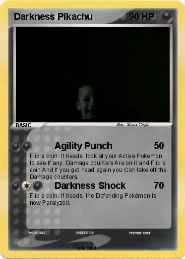 Pokemon Darkness Pikachu