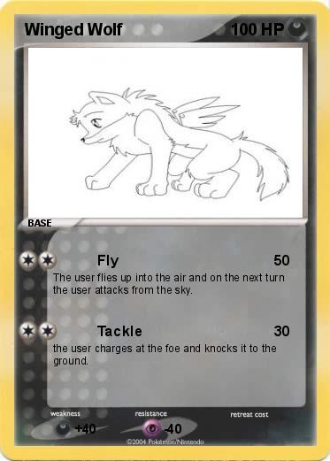 Pokemon Winged Wolf