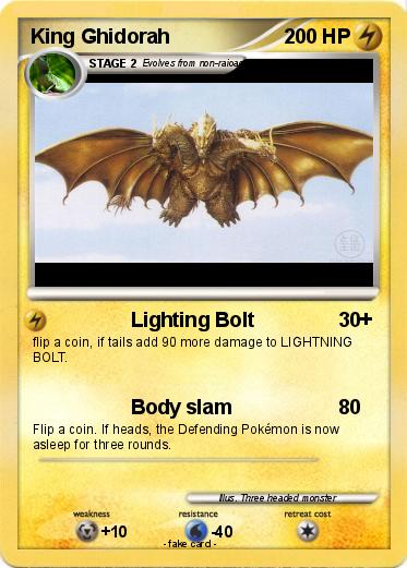 Pokemon King Ghidorah