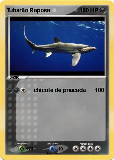 Pokemon Tubarão Raposa