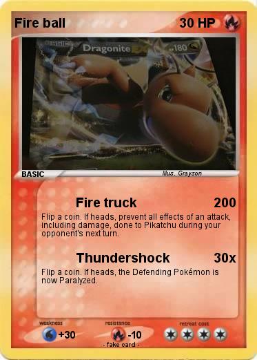 Pokemon Fire ball