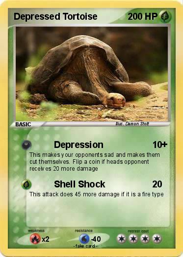 Pokemon Depressed Tortoise
