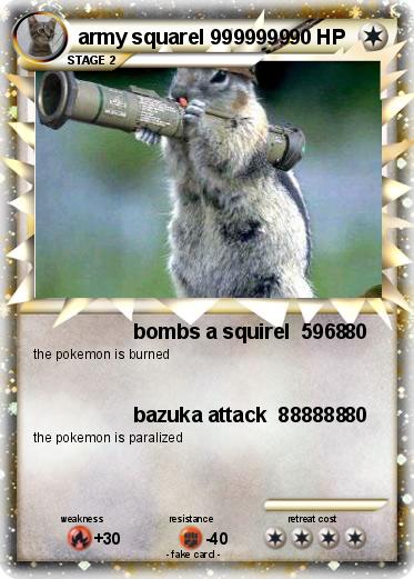 Pokemon army squarel 9999999