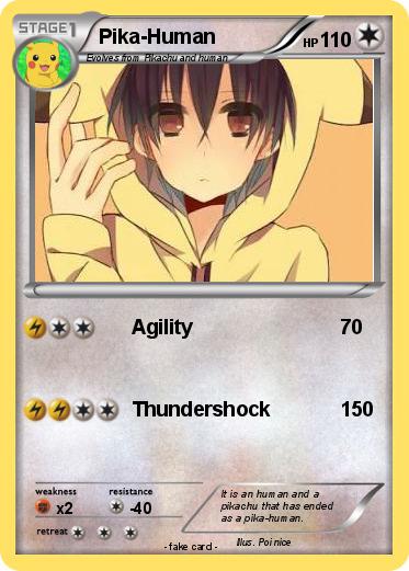 Pokemon Pika-Human