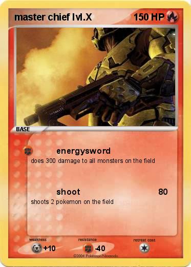 Pokemon master chief lvl.X