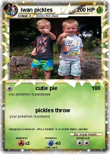 Pokemon iwan pickles
