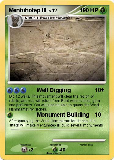 Pokemon Mentuhotep III