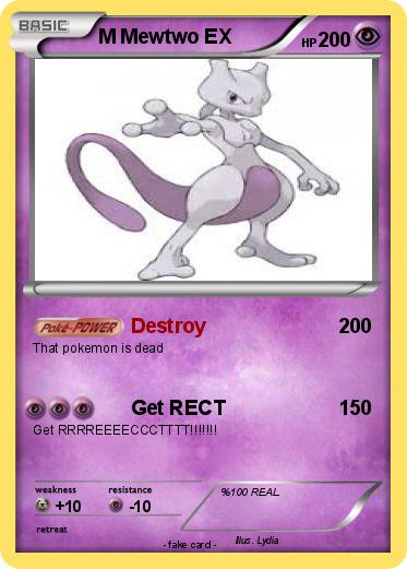 Pokemon M Mewtwo EX