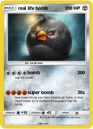 Pokemon real life bomb