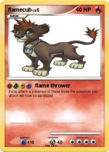 Pokemon flamecub