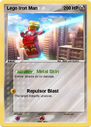 Pokemon Lego Iron Man