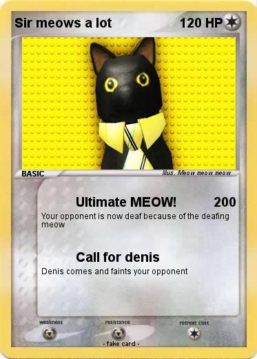Pokemon Sir meows a lot