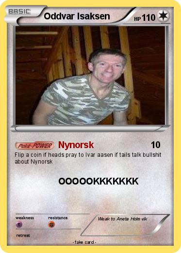 Pokemon Oddvar Isaksen